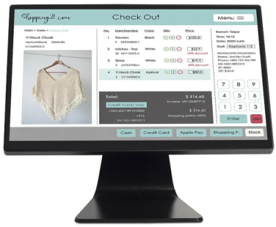 Сенсорный моноблок Poscenter Platinum (15.6", P-CAP, i3-1215U, RAM 8G, SSD M.2 128G) c Windows 10 IoT Value